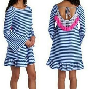 𝅺PHILOSOPHY Stripe Tassel Dress
